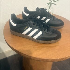 Adidas Black Sneakers with White Logo